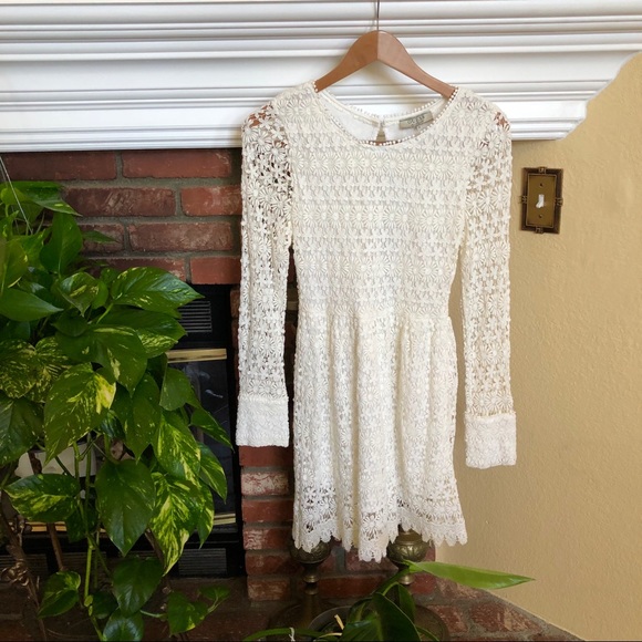 Guess Dresses & Skirts - G U E S S Crotchet Long Sleeve Dress